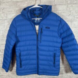 $329! NEW Men's Stio Hometown Hooded Down Jacket - Cosmic Blue - Small